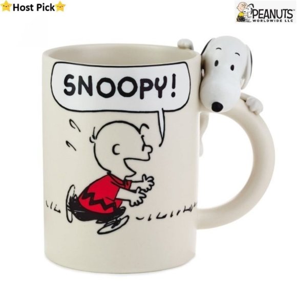 Peanuts Other - PEANUTS Dimensional Mug Charlie Brown & Snoopy NIB